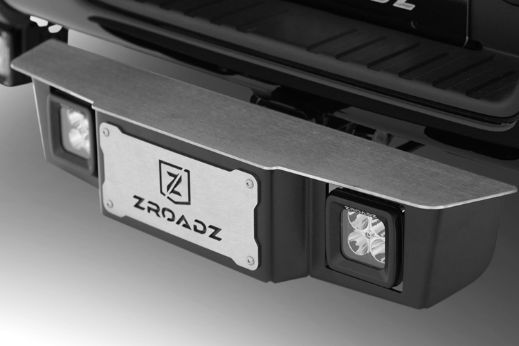 ZROADZ 2" Receiver Universal Hitch Step With 3" Light Mounts - Click Image to Close